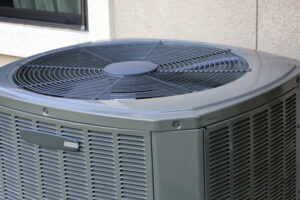 close up high efficiency hvac unit