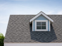 roof shingles on a home