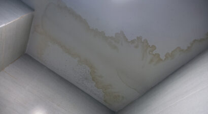 water stain on the ceiling