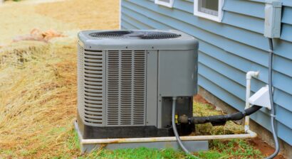 installation of ac unit outdoors