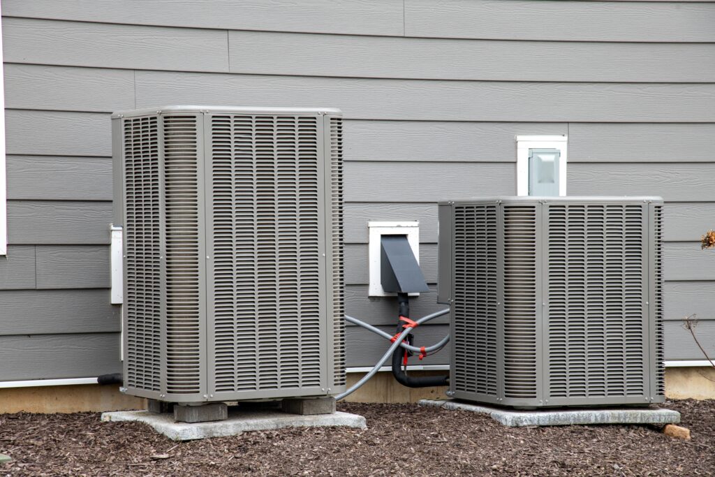 ac units installed side by side