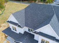 asphalt shingles on a home