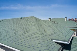 roof shingles on a home