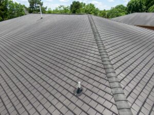 asphalt shingles on a roof