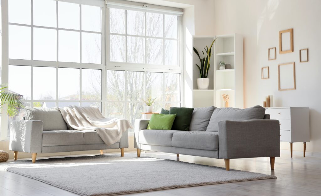 interior light in living room