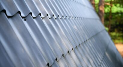 metal roof with tiles