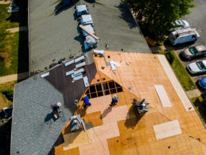 removal of old roof and replacement roof