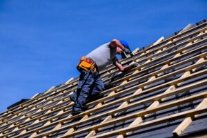 replacing old roof with new