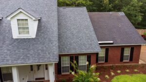 comparison of new and old roof on house