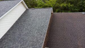 comparison of old roof and new roof