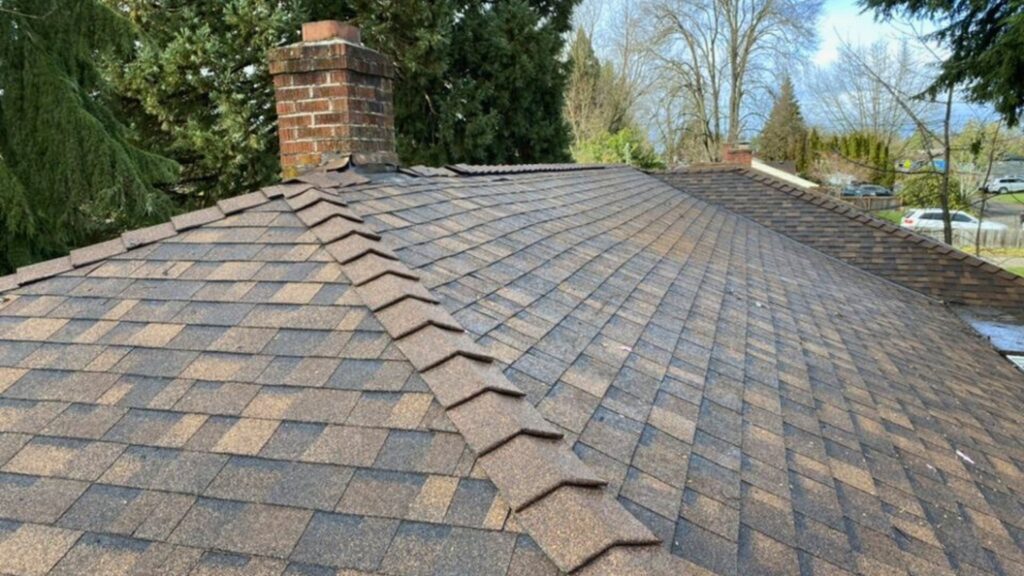 single ridge vent roof