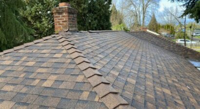 single ridge vent roof