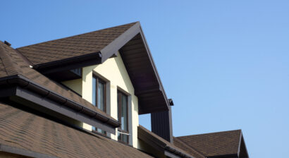 roof of new home