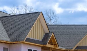 newly constructed home with asphalt shingles