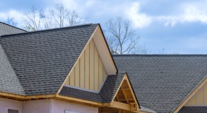 newly constructed home with asphalt shingles