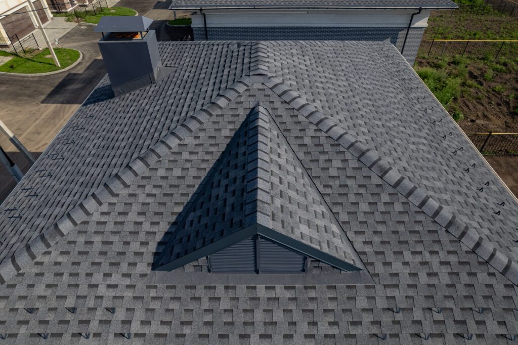 shingles texture on asphalt roof