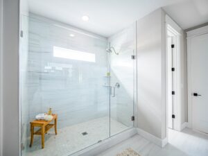 new luxury home construction bathroom