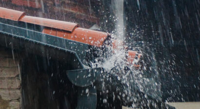 overflowing gutters