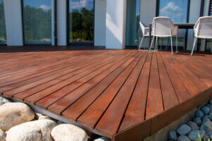 maple wood deck modern design