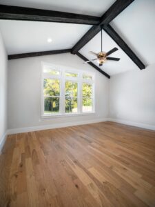 empty bedroom in new luxury home