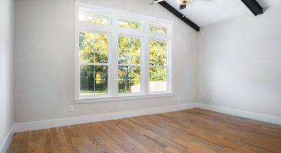 empty bedroom in new luxury home