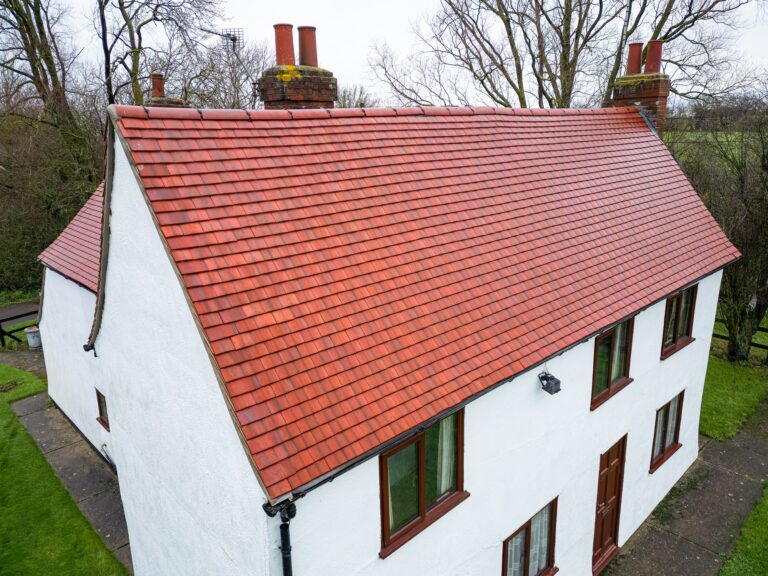 brand new roof and tiles