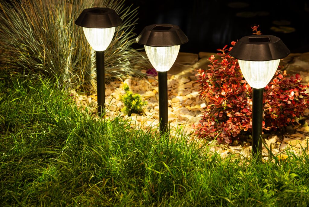 small solar garden lights