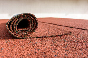 roll shingles laid on the roof