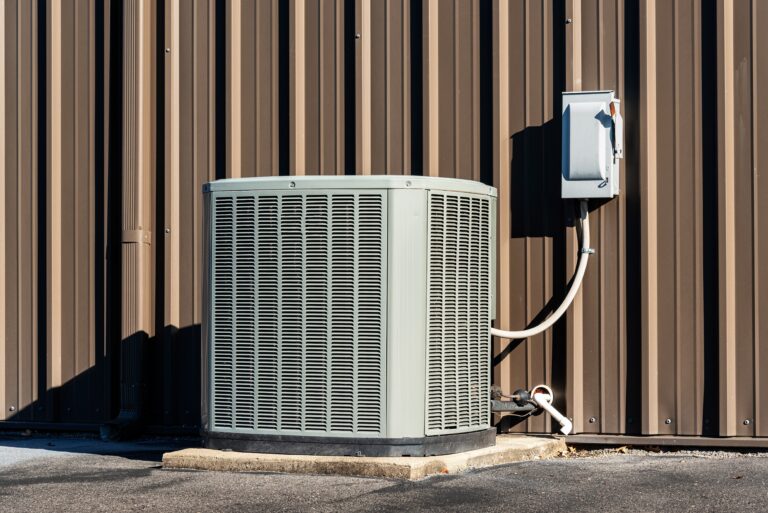 hvac unit outside of a home