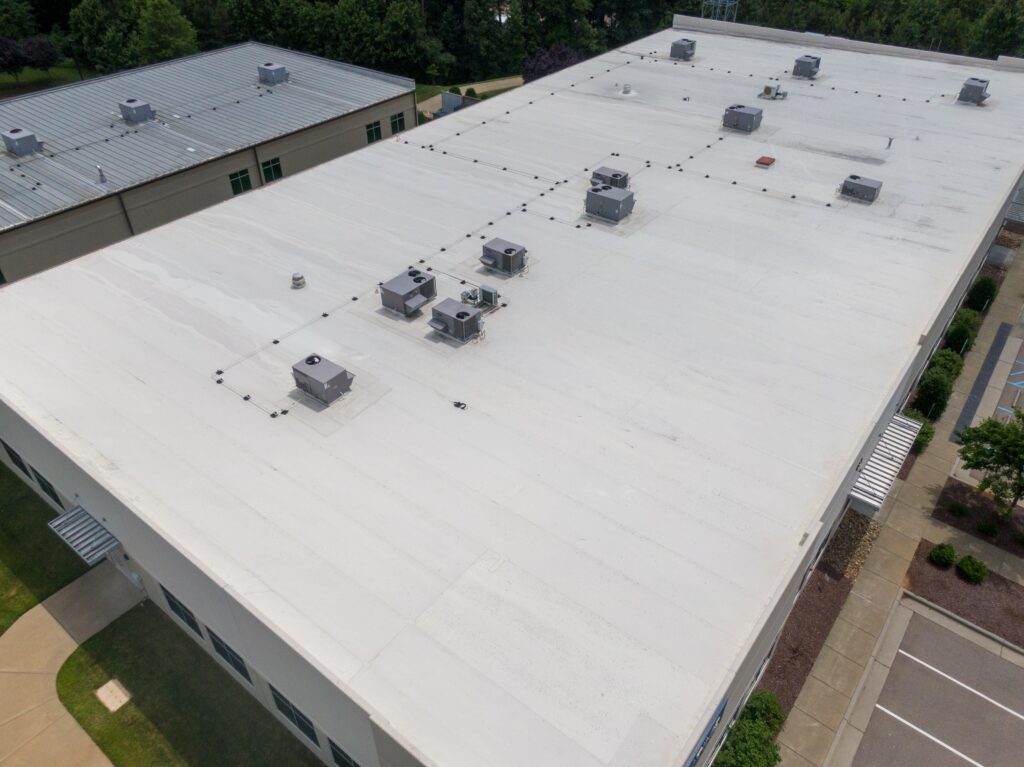 commercial flat tpo roof