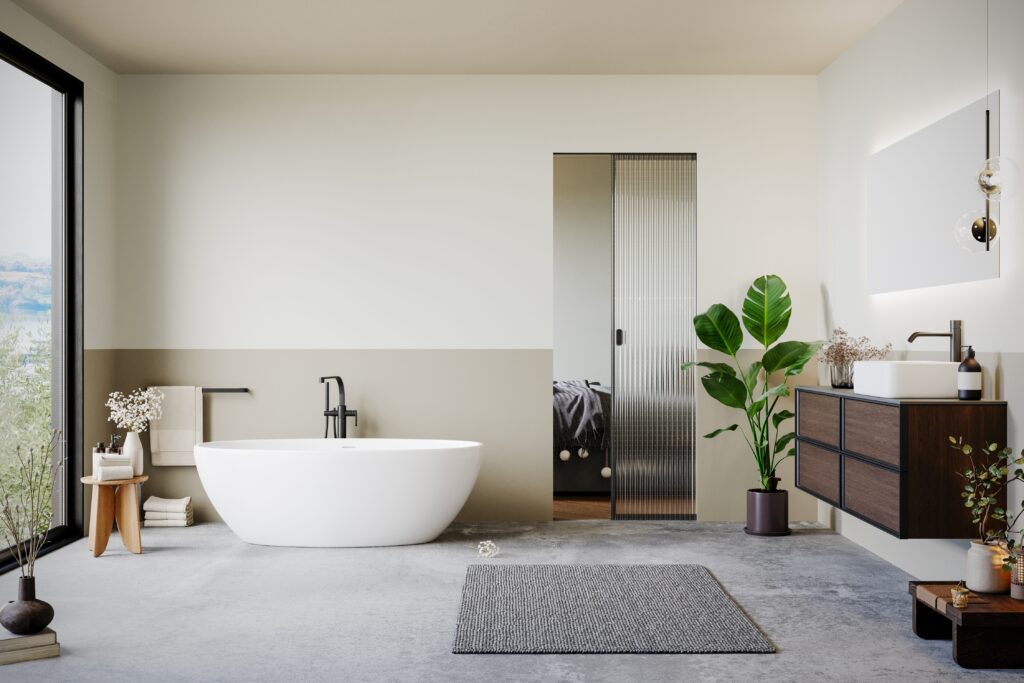modern minimalist bathroom