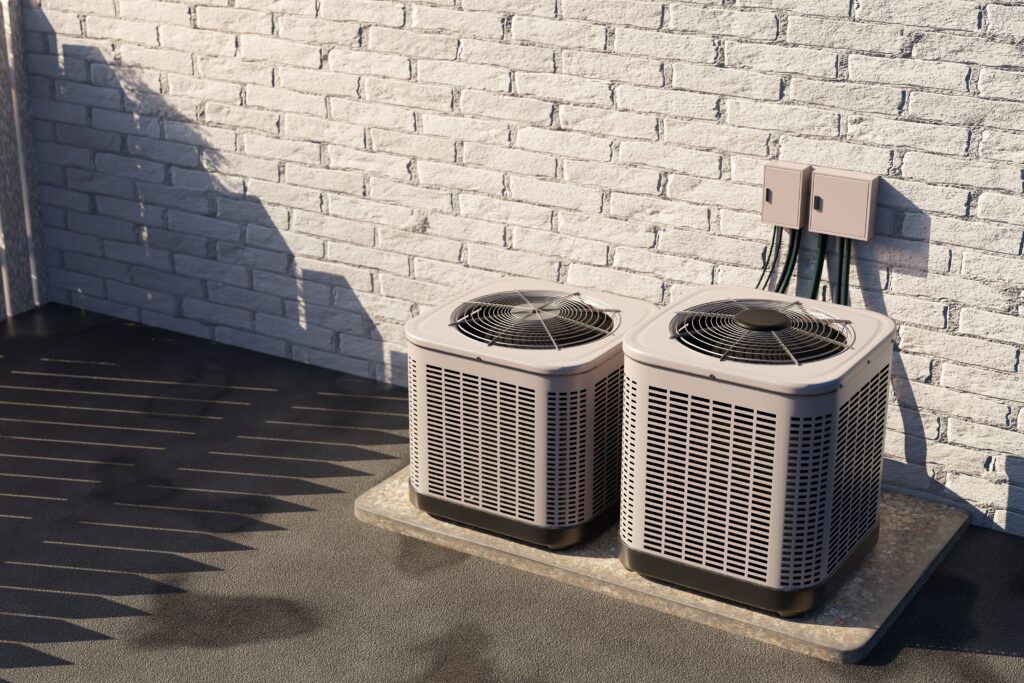 hvac unit outside of a home