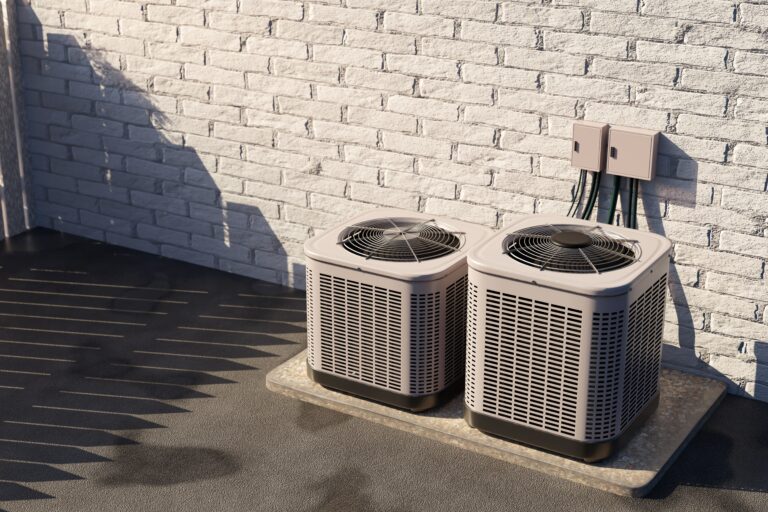 hvac unit outside of a home