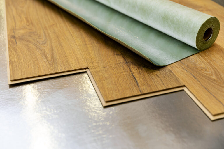 laminate flooring with underlayment roll