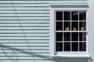 exterior of a home including window