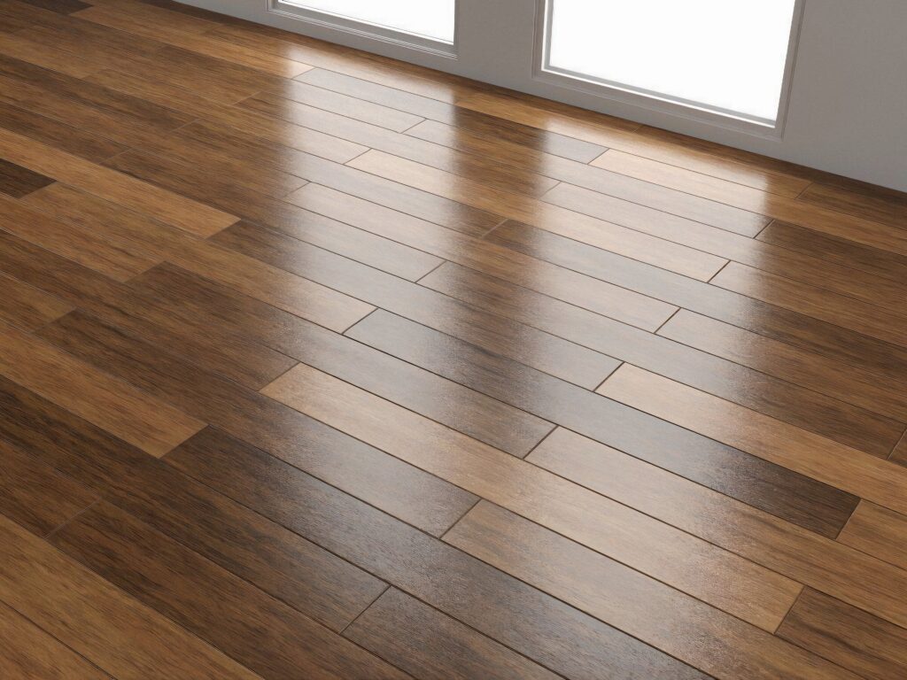 high quality wooden floor of home