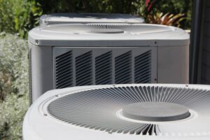 hvac system outside of residential home